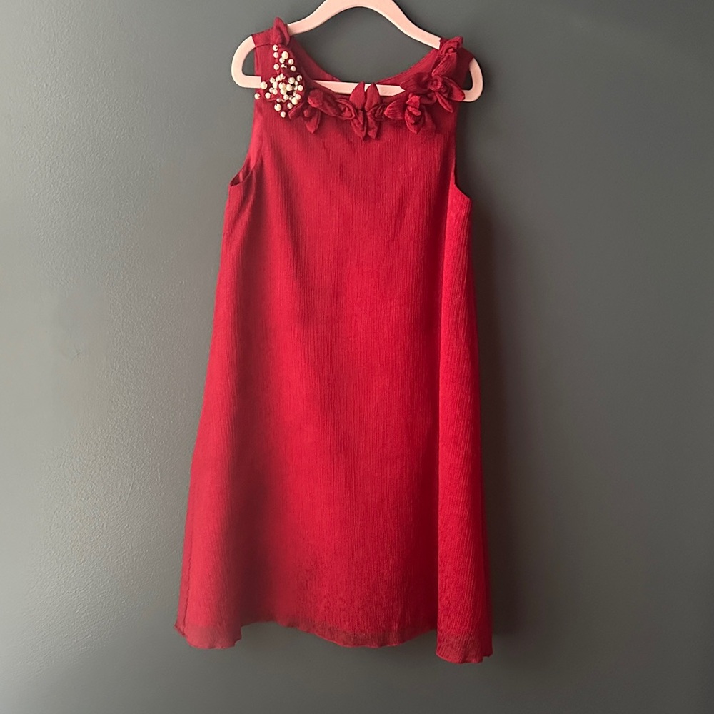 ❤️ Blush by Us Angels dress burgundy girls Formal Dress size 8 like new